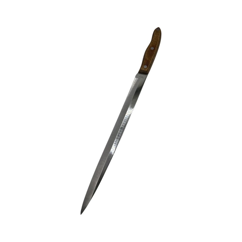 Interpur Wooden Handled Knife vintage Sashimi slicing 1970s